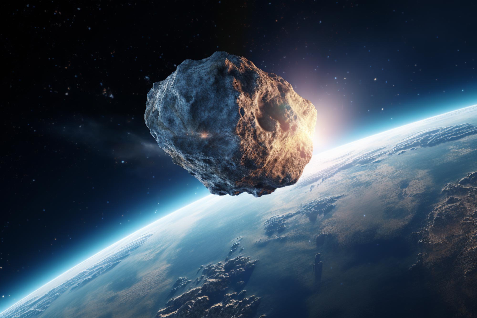international space station asteroid