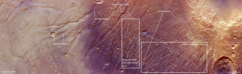 Nectaris Fossae and Protva Valles Annotated