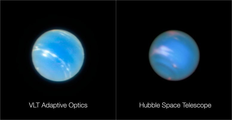 Neptune From VLT and Hubble