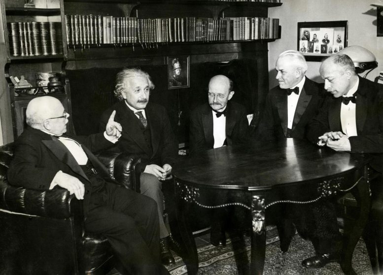 Nernst Einstein Planck Millikan Laue