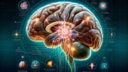 Neuroscience Brain Pathways Art Concept