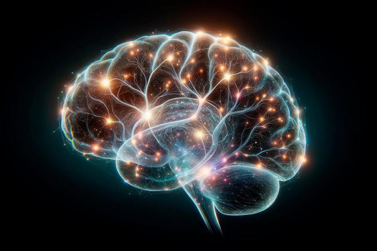 Neuroscience Brain Signals Cognition Art Concept Illustration
