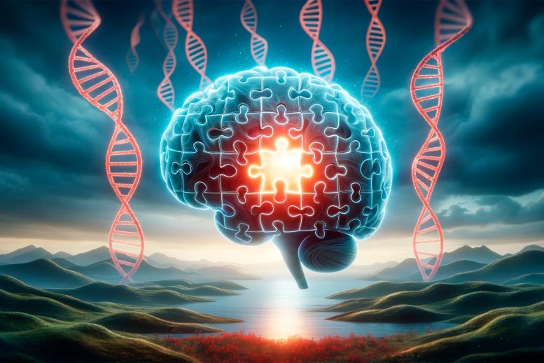 Neuroscience Dementia Brain Genetics Concept