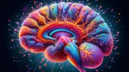 Neuroscience Detailed Brain Map Art