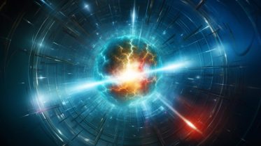 Neutrino Particle Physics Concept Art