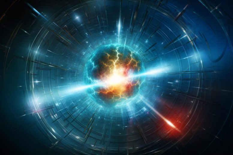 Neutrino Particle Physics Concept Art