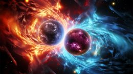 Neutron Star Collision Concept Art