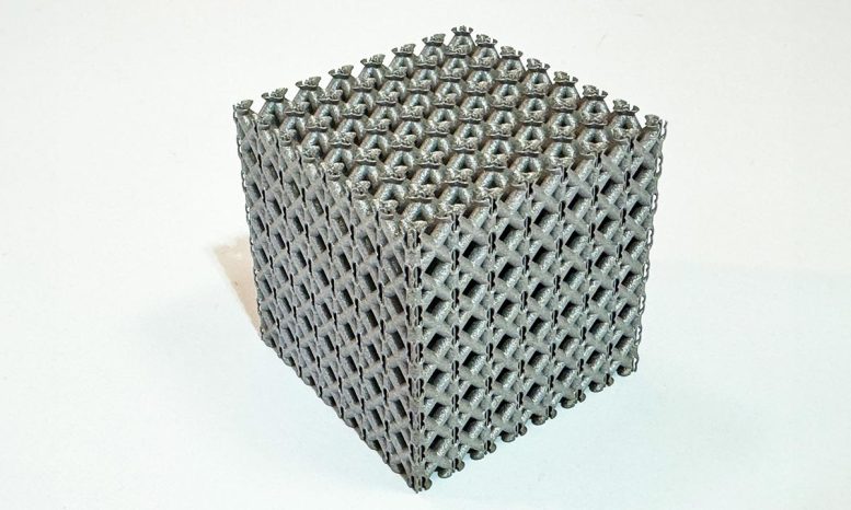 New 3D Printed Titanium Lattice Structure
