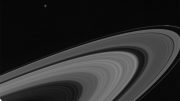 New Cassini Image of Saturn and Tethys