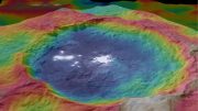 New Color-Coded Topographic Map of the Occator Crater on Ceres