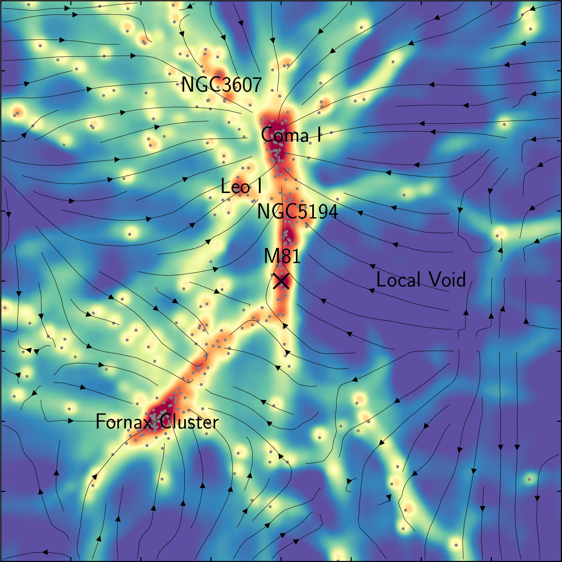 New Dark Matter Map Reveals Hidden Bridges Between Galaxies