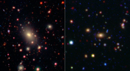 New Data Reveals That Gargantuan Galaxies Slow Their Growth Over Time