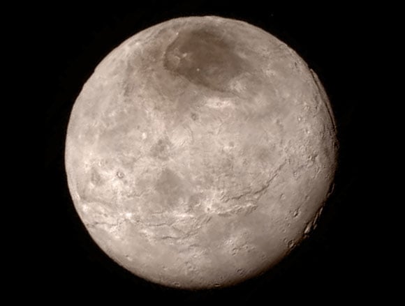 New Details of Pluto’s Moon Charon Revealed In Close-up Image