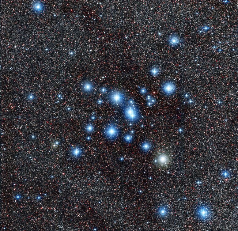 New ESO Image of Star Cluster Messier 7