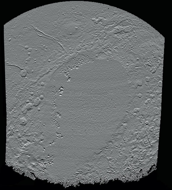 New Elevation Map of Pluto from New Horizons
