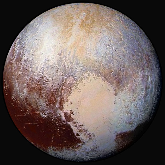 New False Color Image of Pluto