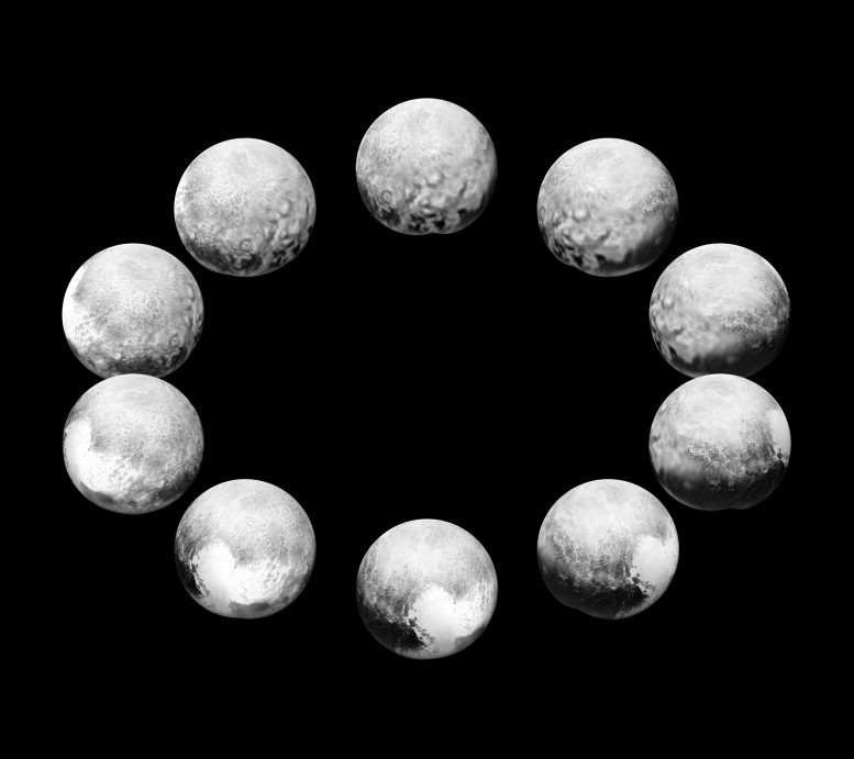 New Horizons Spacecraft Captured Pluto Rotating Over the Course of a Full Pluto Day
