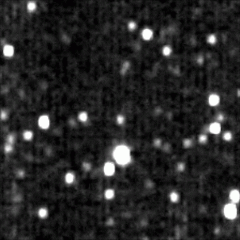 New Horizons Views a Wandering Kuiper Belt Object