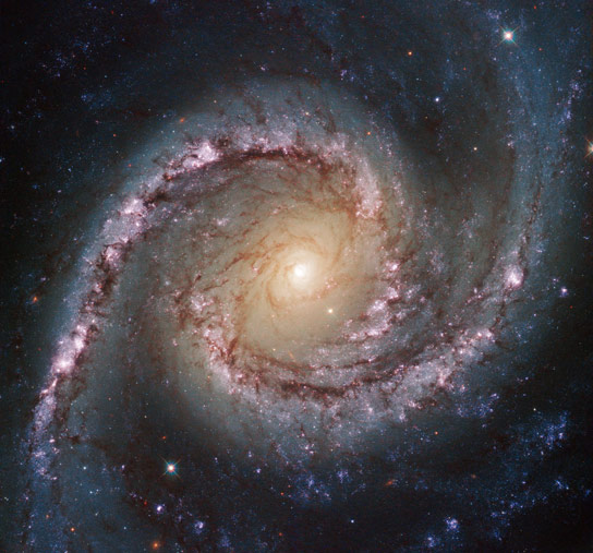 New Hubble Image of Intermediate Spiral Galaxy NGC 1566
