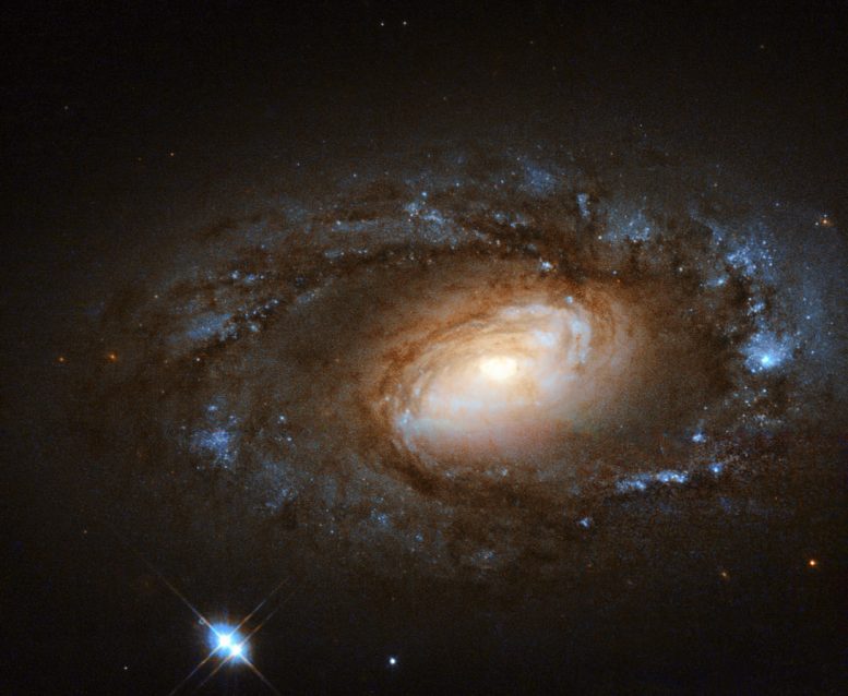 New Hubble Image of NGC 4102