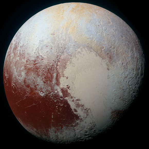 New Image Reveals the Rich Color Variations of Pluto