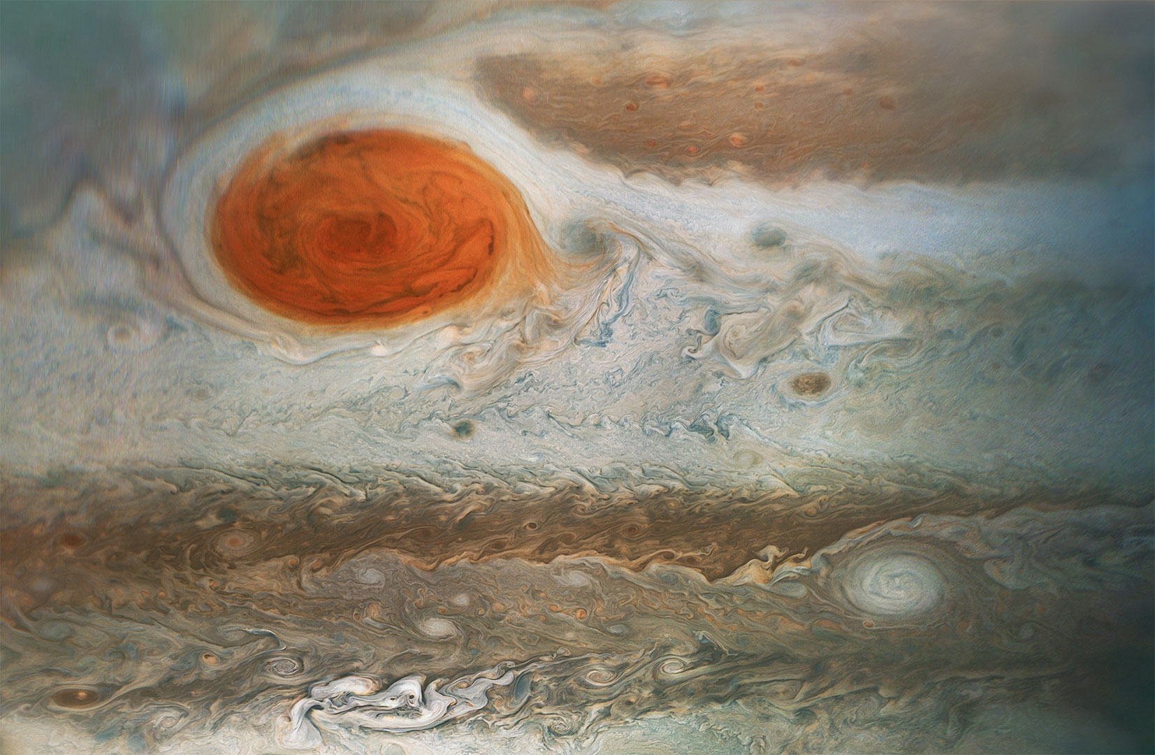 Juno Captures New Image of Jupiter’s Great Red Spot During ...