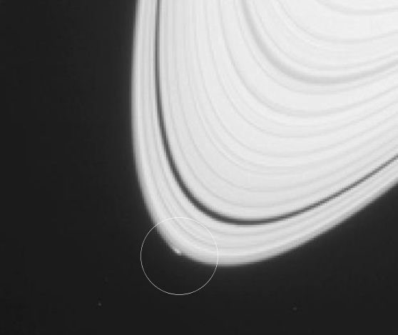 New Moon Possibly Forming Around Saturn