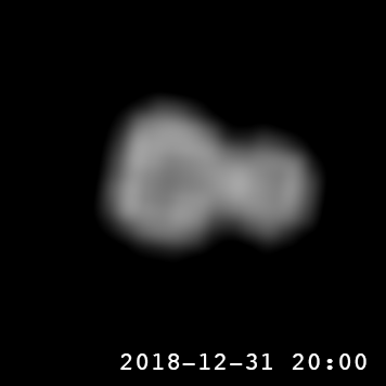 New movie show Ultima Thule of an approaching new horizons