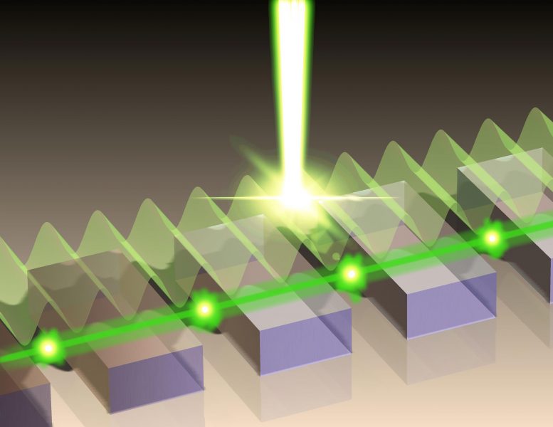 New Phase-Locking Scheme for Plasmonic Lasers