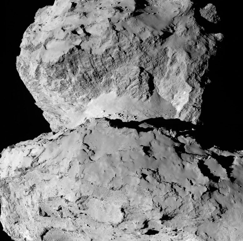 New Rosetta Image of 67P Churyumov Gerasimenko
