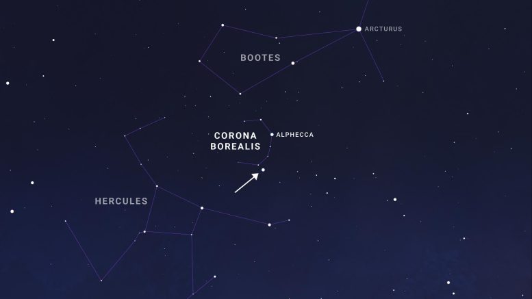 New Star Nova May 2025 Sky Chart