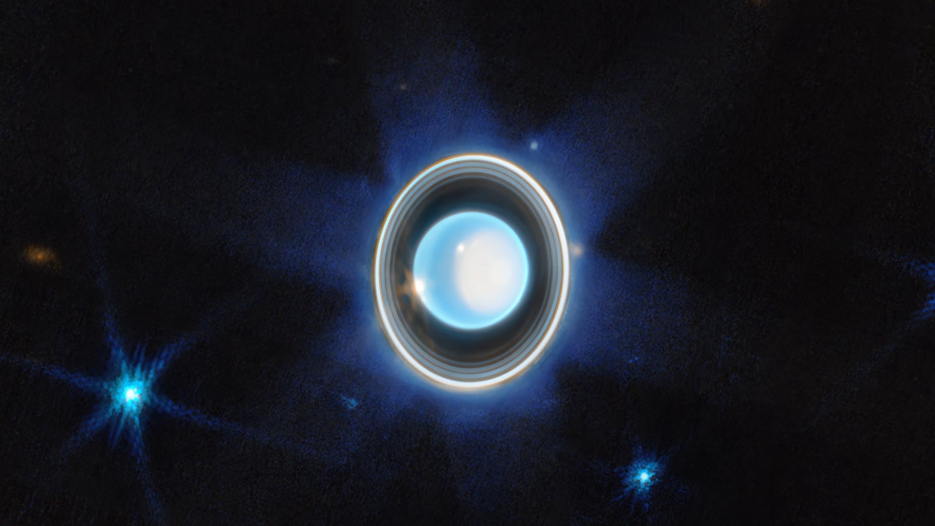 Schillernde Ringe und atemberaubend dynamische Atmosphären in Webbs atemberaubender neuer Ansicht des eisigen Riesen Uranus