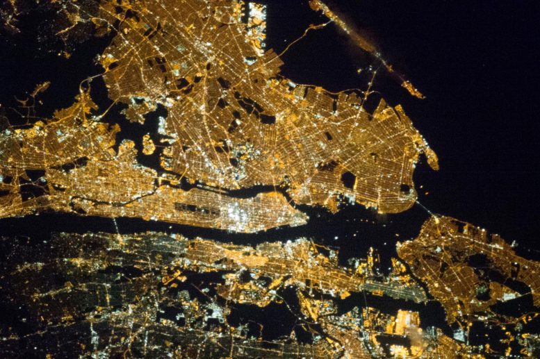 New York City From Space at Night