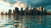 New York City Sinking Flooding Concept Art
