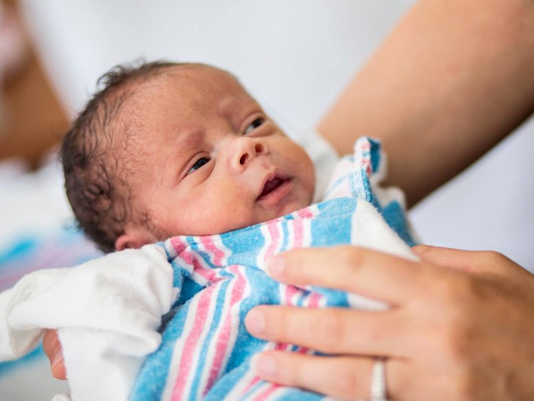 Newborn Baby at Hospital