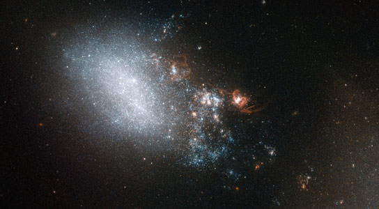Newly Released Hubble Image of Galaxy NGC 4485