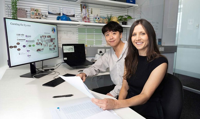 Ngee Kiat (Jake) Chua and Rebecca Feltham Sitting