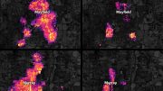Nighttime Satellite Images Detail Kentucky Blackout