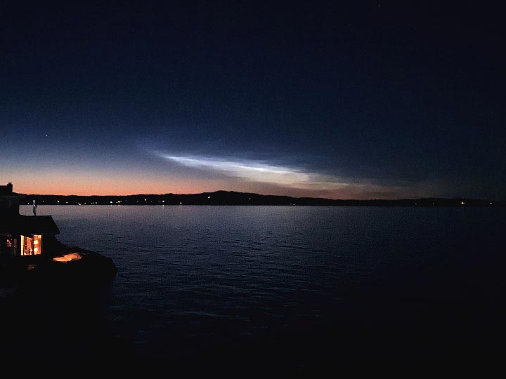 Noctilucent Clouds Sky June 2021