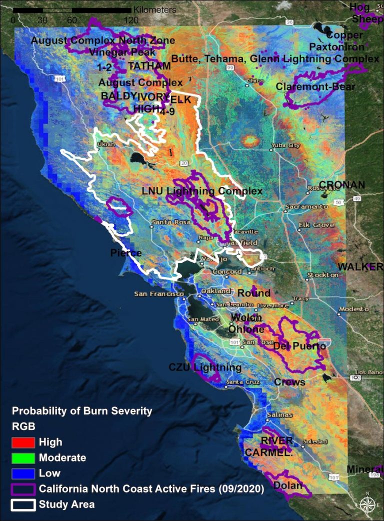 HighSeverity Wildfires on the Rise in Northern California’s Coastal