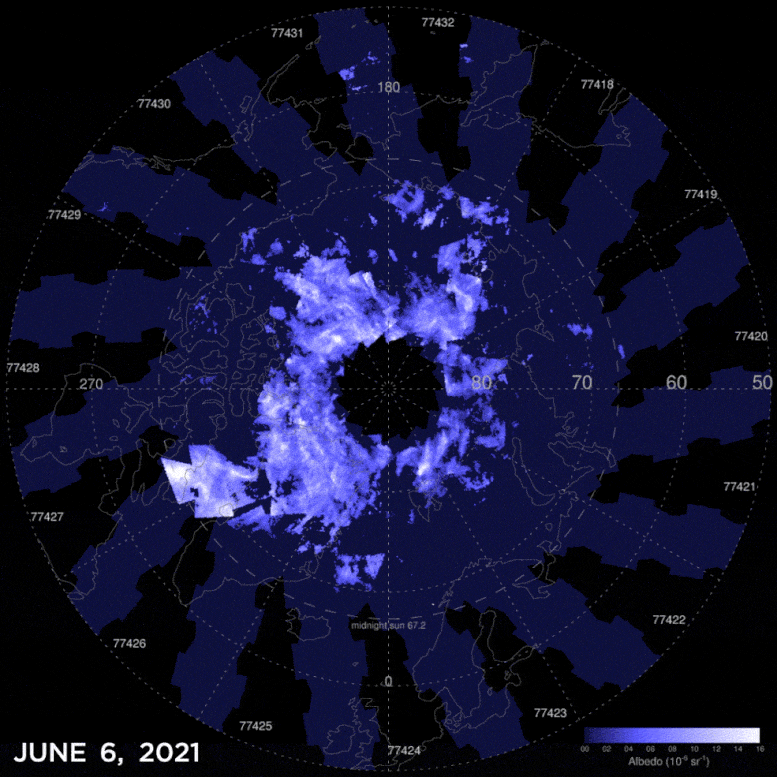 Northern Hemisphere Noctilucent Cloud Season