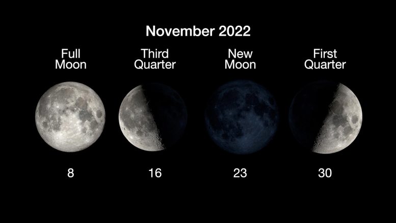 November 2022 Moon Phases