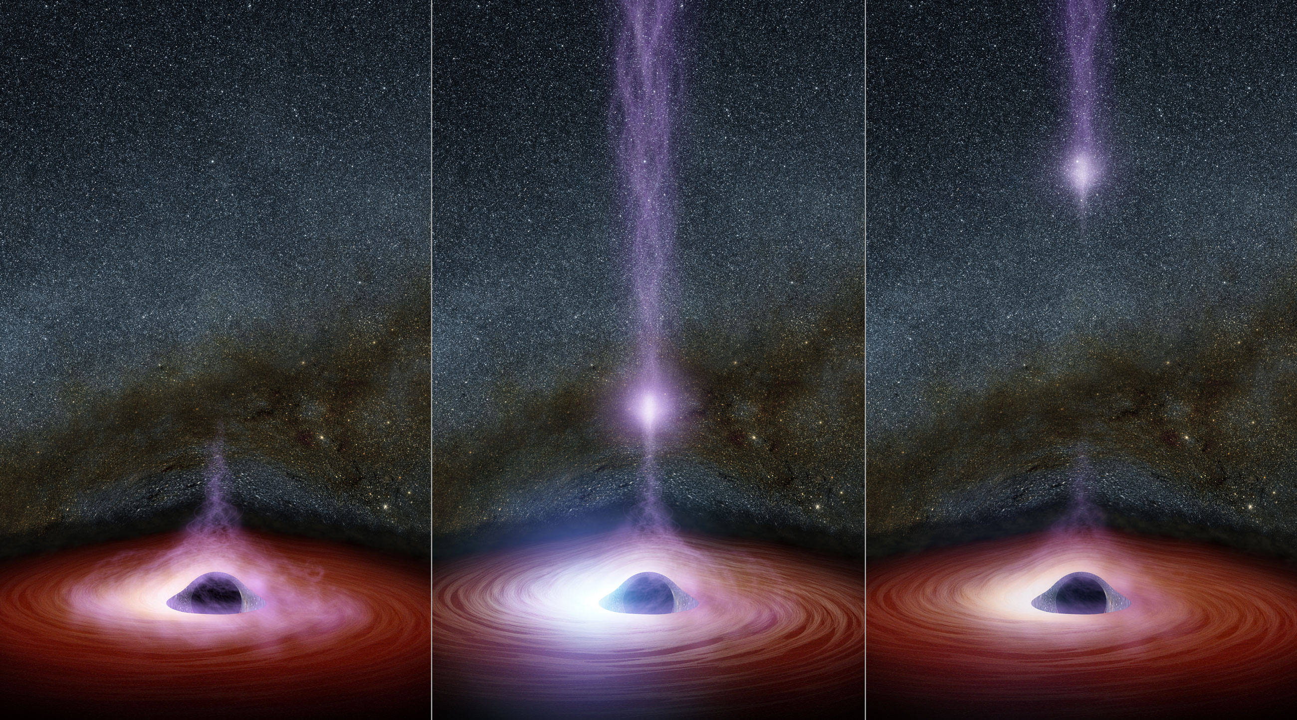 Astronomers Link the Launching of the Corona to a Black Hole Flare.