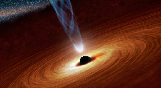 NuSTAR Sees Rare Blurring of Black Hole Light 