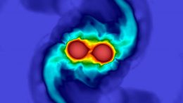 Numerical Relativity Simulation Two Merging Neutron Stars