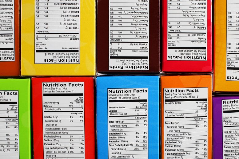 Nutrition Facts Food Labels