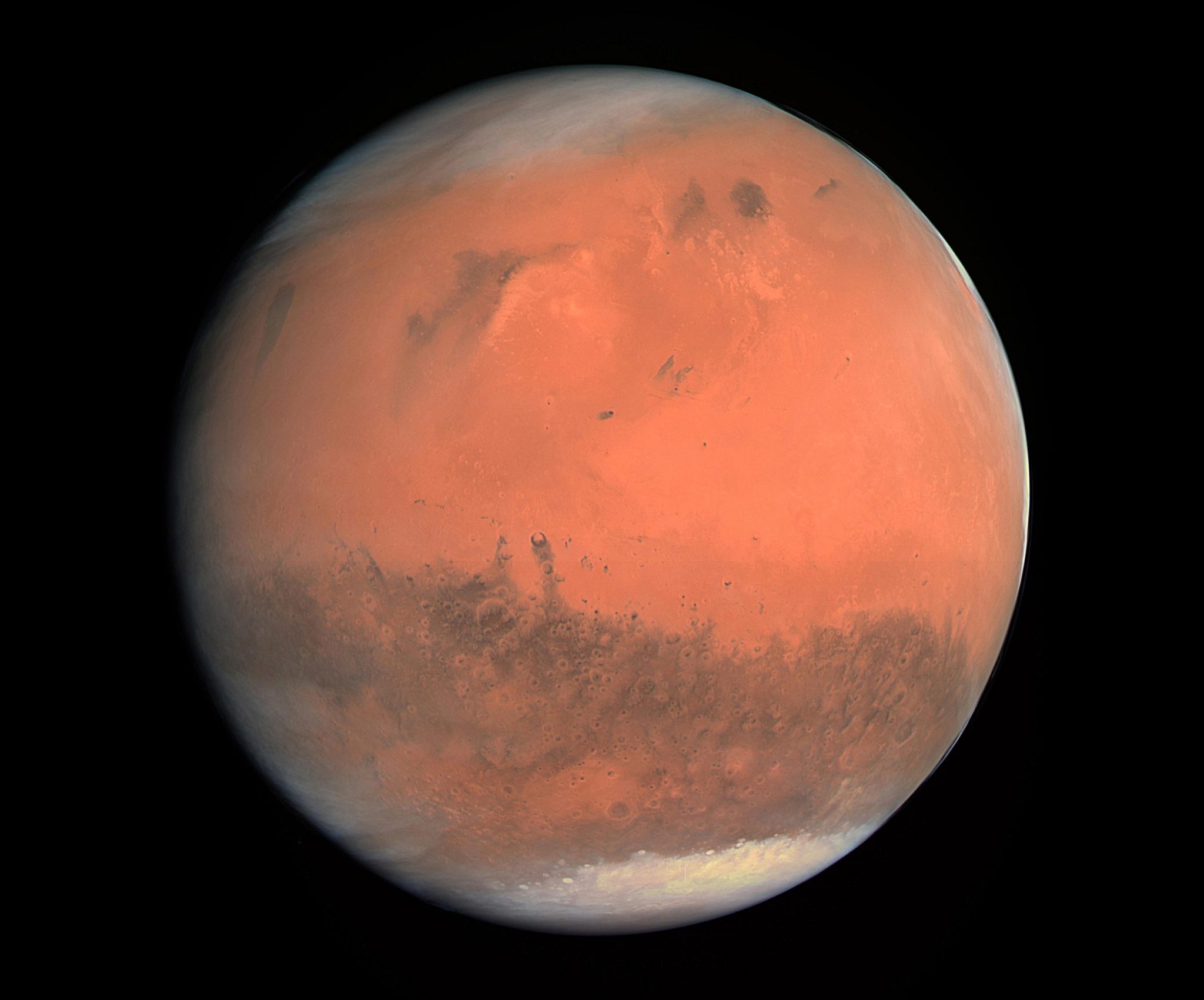 Фото Марса с Хаббла