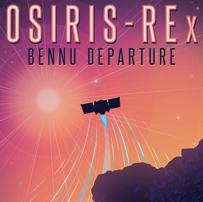 OSIRIS-REx Bennu Departure