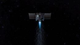 OSIRIS-REx Spacecraft Departing Asteroid Bennu