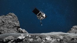 OSIRIS-REx Spacecraft Descending Towards Asteroid Bennu